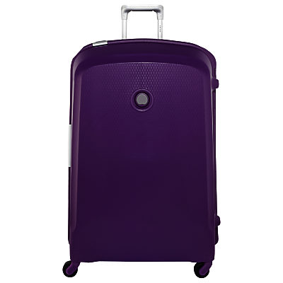 Delsey Belfort 4-Wheel 76cm Large Suitcase Purple